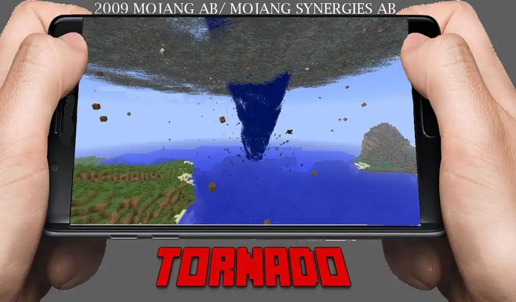 Play Tornado Mod for MCPE. Minecraft PE Tornado Addon!!  and enjoy Tornado Mod for MCPE. Minecraft PE Tornado Addon!! with UptoPlay