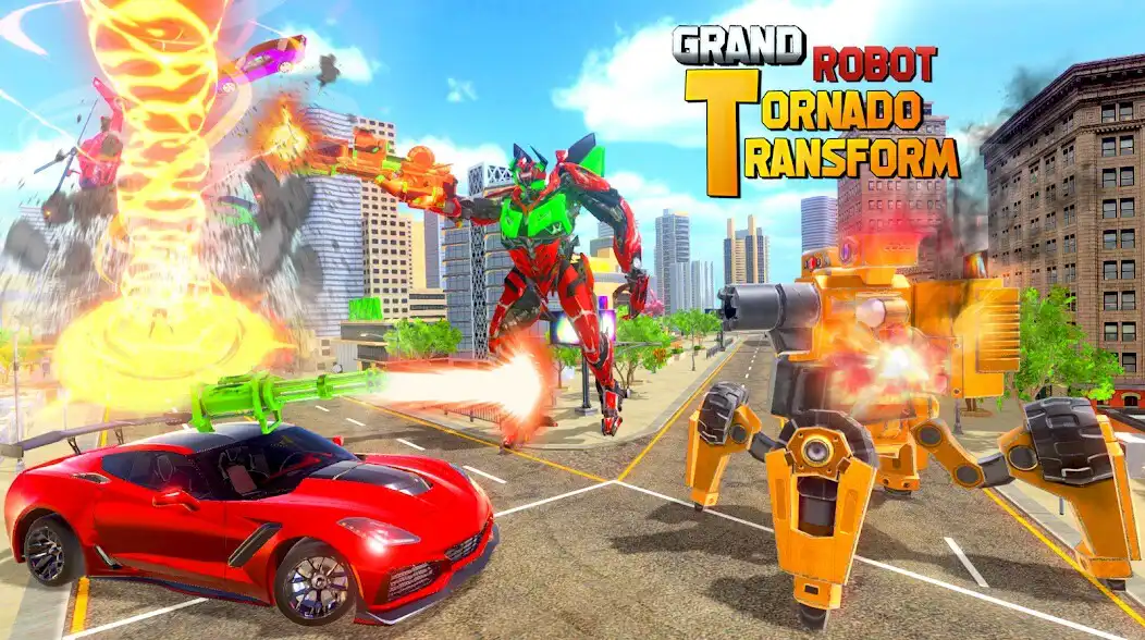 Play Tornado Robot Car: Robot Games  and enjoy Tornado Robot Car: Robot Games with UptoPlay