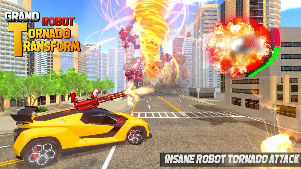 Play Tornado Robot Car: Robot Games as an online game Tornado Robot Car: Robot Games with UptoPlay
