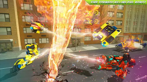 Play Tornado Robot Shooting Games as an online game Tornado Robot Shooting Games with UptoPlay