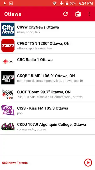 Play Toronto radio as an online game Toronto radio with UptoPlay