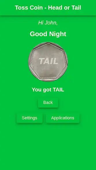 Play Toss Coin - Head or Tail as an online game Toss Coin - Head or Tail with UptoPlay