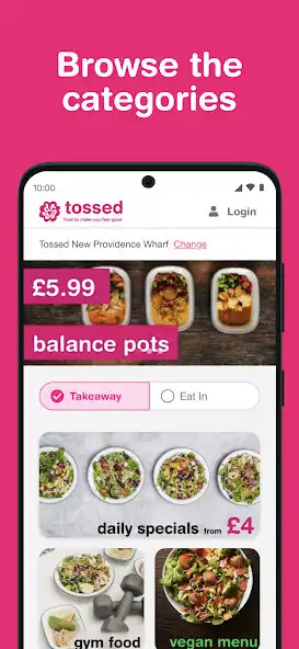 Play Tossed: order online  loyalty as an online game Tossed: order online  loyalty with UptoPlay