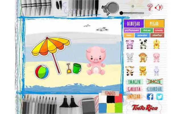 Play TostaRica Cuaderno Multicolor