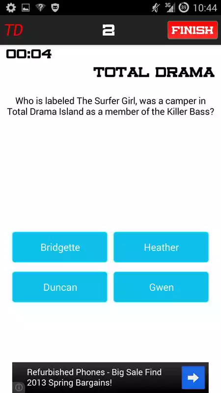 Play Total Drama Quiz