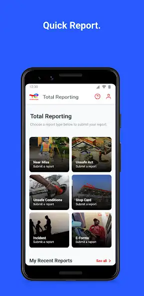 Play TotalEnergies Reporting App as an online game TotalEnergies Reporting App with UptoPlay