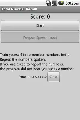Play Total Number Recall Play Total Number Recall