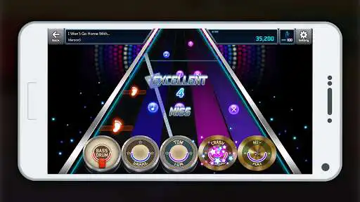 Play TouchBeat Classic - Drum education rhythm training as an online game TouchBeat Classic - Drum education rhythm training with UptoPlay