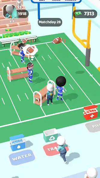 Play Touchdown Coach!!! as an online game Touchdown Coach!!! with UptoPlay