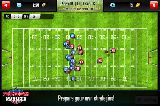 Play Touchdown Manager as an online game Touchdown Manager with UptoPlay