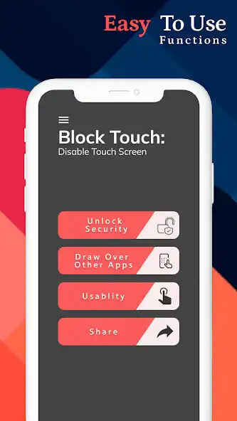 Play Touch Lock: Disable touch App as an online game Touch Lock: Disable touch App with UptoPlay