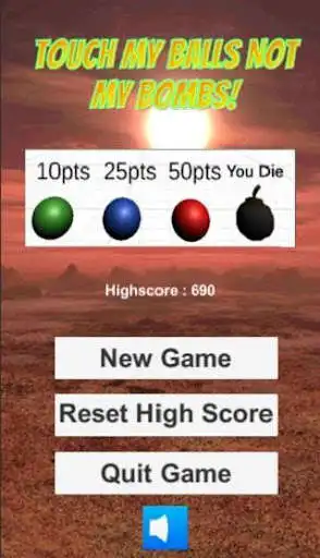 Play Touch My Balls Not My Bombs as an online game Touch My Balls Not My Bombs with UptoPlay