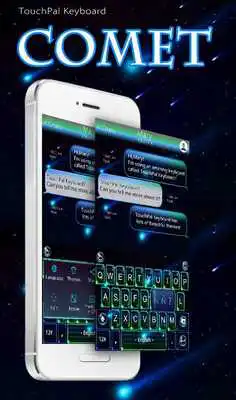 Play TouchPal Comet Keyboard Theme
