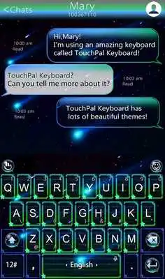 Play TouchPal Comet Keyboard Theme