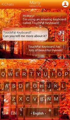 Play TouchPal Fall Keyboard Theme