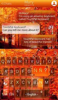 Play TouchPal Fall Keyboard Theme