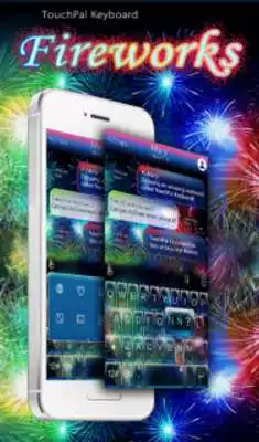 Play TouchPal Fireworks Theme Play TouchPal Fireworks Theme