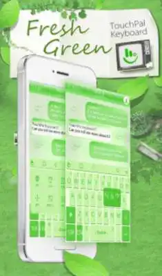 Play TouchPal Fresh Green Theme