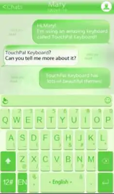Play TouchPal Fresh Green Theme