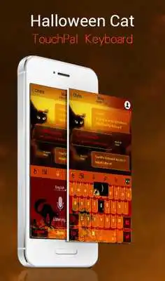 Play TouchPal Halloween Cat Theme