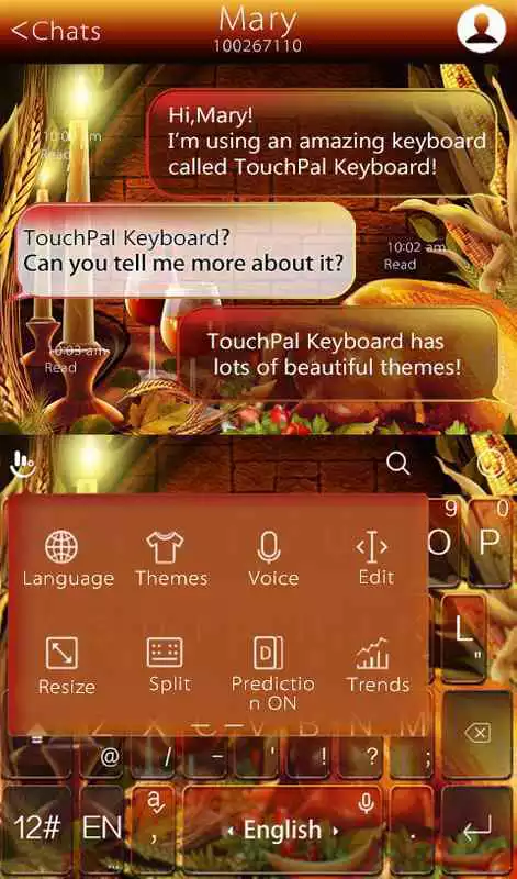 Play TouchPal Harvest Keyboard
