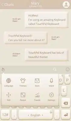 Play TouchPal Ivory Keyboard Theme