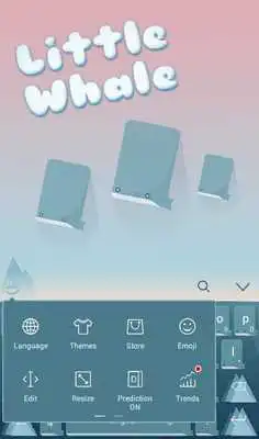 Play TouchPal Little Whale Theme
