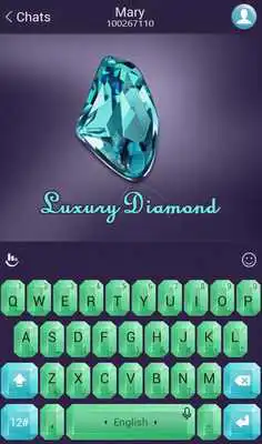 Play TouchPal Luxury Diamond Theme