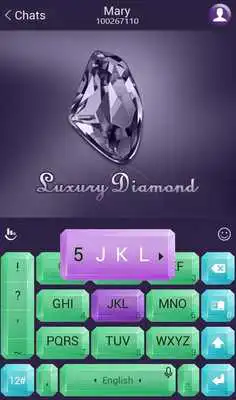 Play TouchPal Luxury Diamond Theme