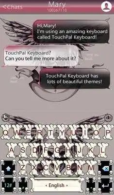 Play TouchPal Tattoo Keyboard Theme