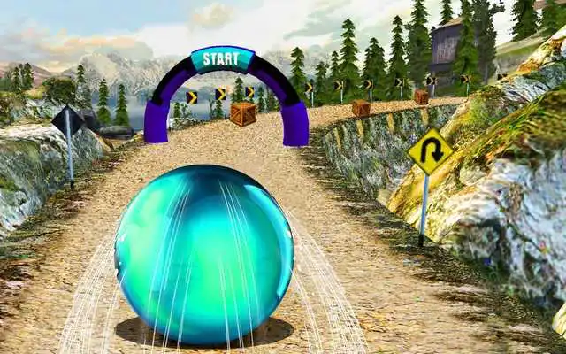 Play Touch rolling Ball Free ride Race