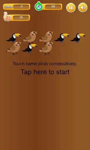 Play Touch Same Birds-consecutively  and enjoy Touch Same Birds-consecutively with UptoPlay
