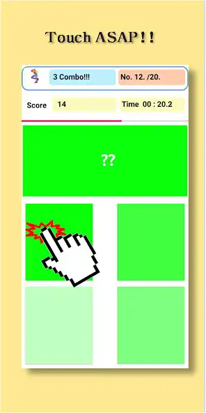 Play Touch the same color as an online game Touch the same color with UptoPlay