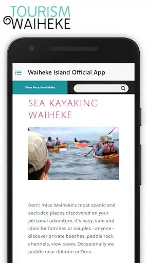 Play Tourism Waiheke as an online game Tourism Waiheke with UptoPlay