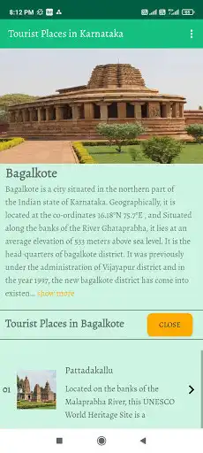 Play Tourist places in Karnataka as an online game Tourist places in Karnataka with UptoPlay