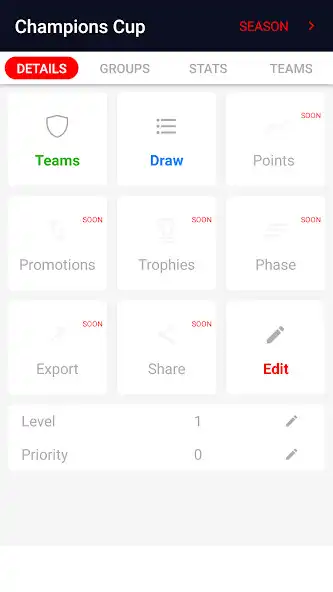 Play Tournament App as an online game Tournament App with UptoPlay