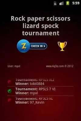 Play Tournament Rock Paper Sciss...