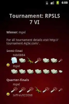 Play Tournament Rock Paper Sciss...