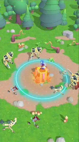 Play Tower Archery: Crowd Defense as an online game Tower Archery: Crowd Defense with UptoPlay