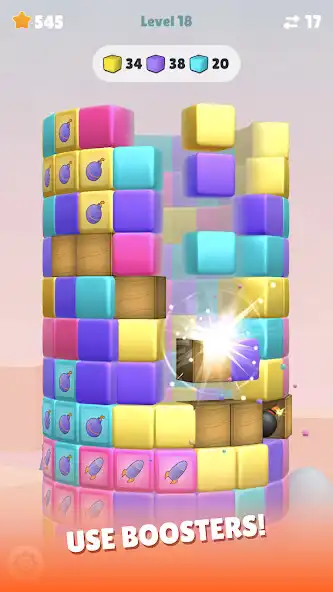 Play Tower Blast 3D as an online game Tower Blast 3D with UptoPlay