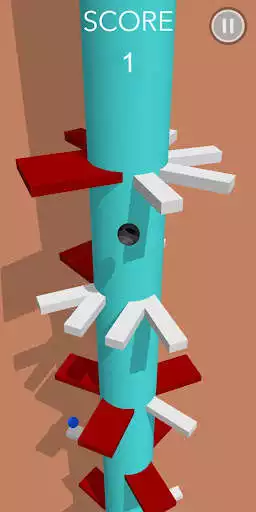 Play Tower Bounce - Descend *Hard*  and enjoy Tower Bounce - Descend *Hard* with UptoPlay