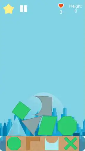 Play Tower Builder - Stack Shape Up as an online game Tower Builder - Stack Shape Up with UptoPlay