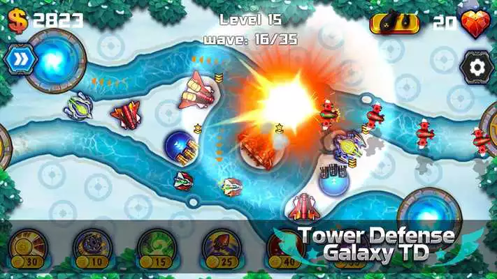 Play Tower Defense: Galaxy TD