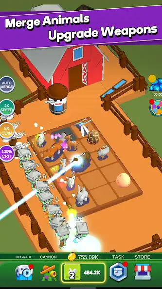 Play Tower Defense-Merge Animal 3D  and enjoy Tower Defense-Merge Animal 3D with UptoPlay