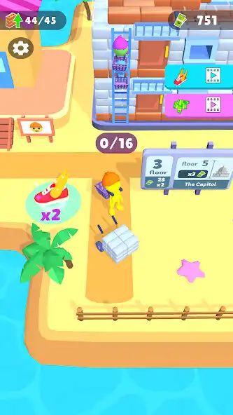 Play Tower Master: Collect  Build as an online game Tower Master: Collect  Build with UptoPlay