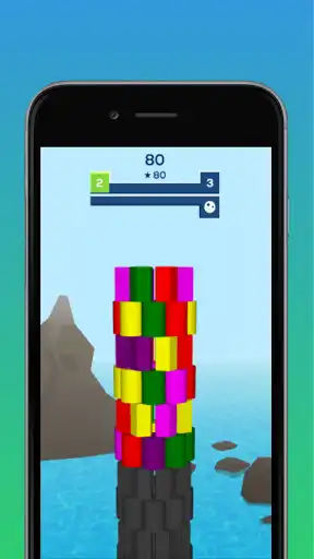 Play Tower of Colors 3D Island as an online game Tower of Colors 3D Island with UptoPlay