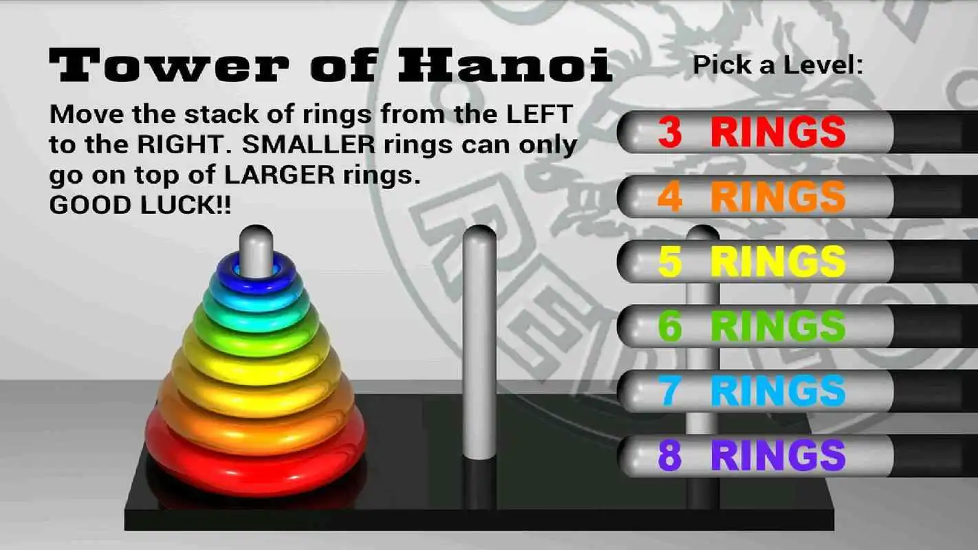 Play Tower of Hanoi 3D