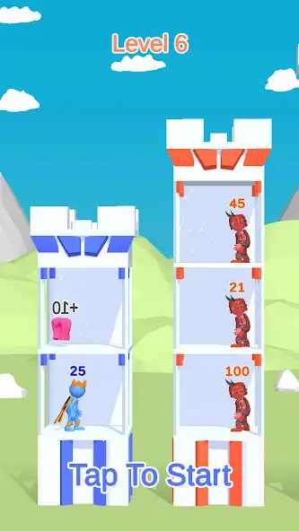 Play Tower Push King - Merge Game  and enjoy Tower Push King - Merge Game with UptoPlay