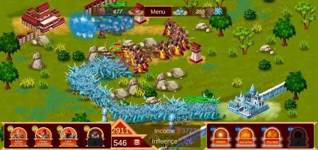 Play Towers and Elements Defense as an online game Towers and Elements Defense with UptoPlay