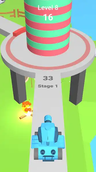 Play Tower Shooter Stack Game as an online game Tower Shooter Stack Game with UptoPlay